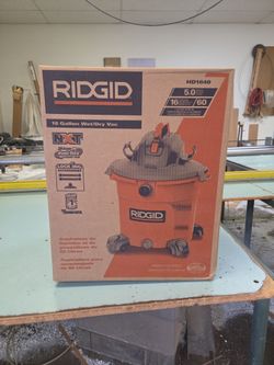 RIGID wet dry vac sealed