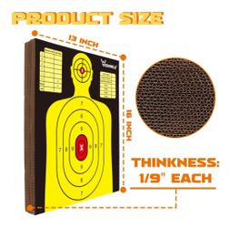 Highwild Cardboard Shooting Targets 13x16 Inch