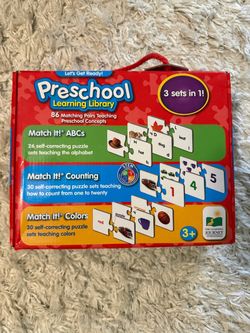 Preschool learning supply box