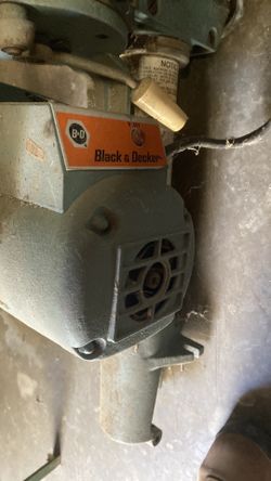 Vintage black and decker radial arm saw