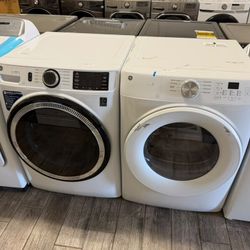 Ge profile electric washer and dryer set