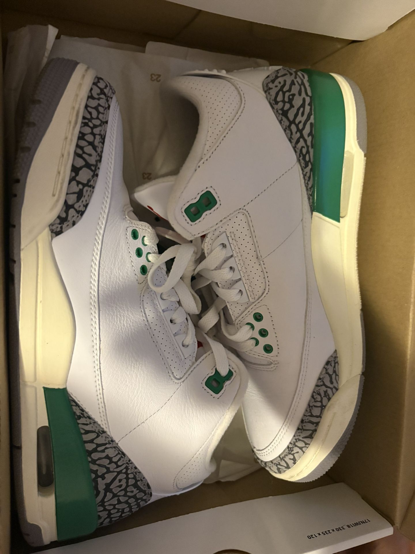 Lucky Green Jordan 3s
