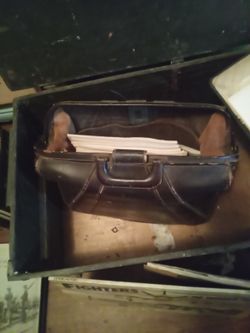 Late 1930,S Thru 1960s Misc Military Items . Leather Brief C