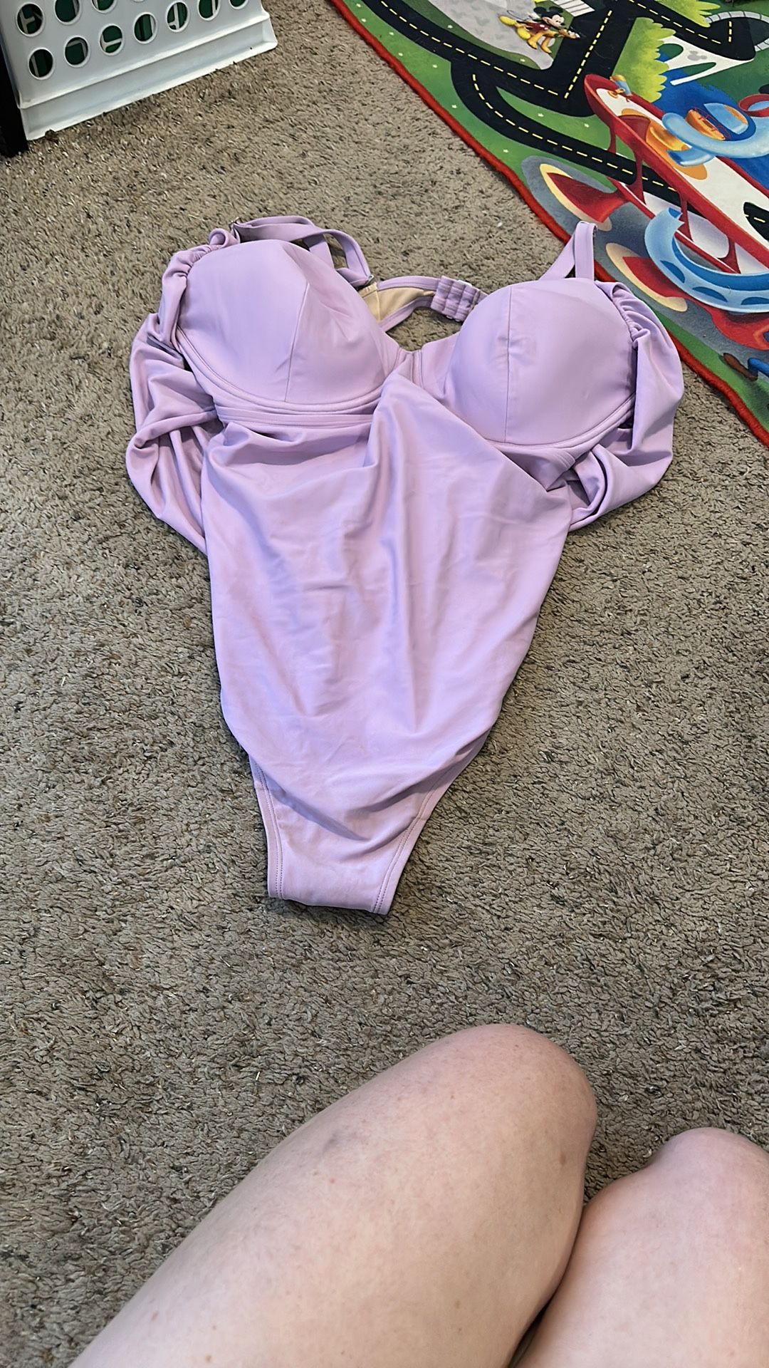 Lilac One-Piece Swimsuit