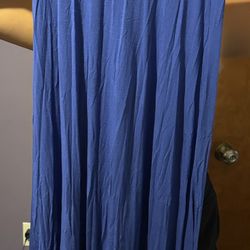 Blue Maxi Skirt
