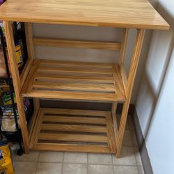 Wood Kitchen Island/Cart