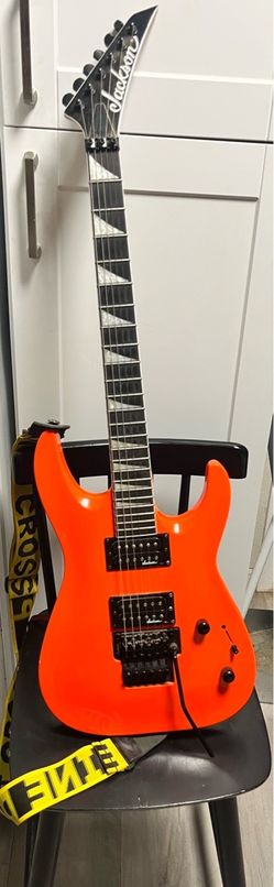 Jackson Dinky JS32 DKA Arch Top Electric Guitar Neon Orange