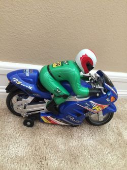 Mobile animated battery operated bike