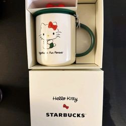 STARBUCKS - 2025 - CERAMIC HELLO KITTY 16 oz MUG - LIMITED EDITION 