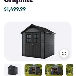 Keter Newton 7.5x7 Storage Shed $1,200