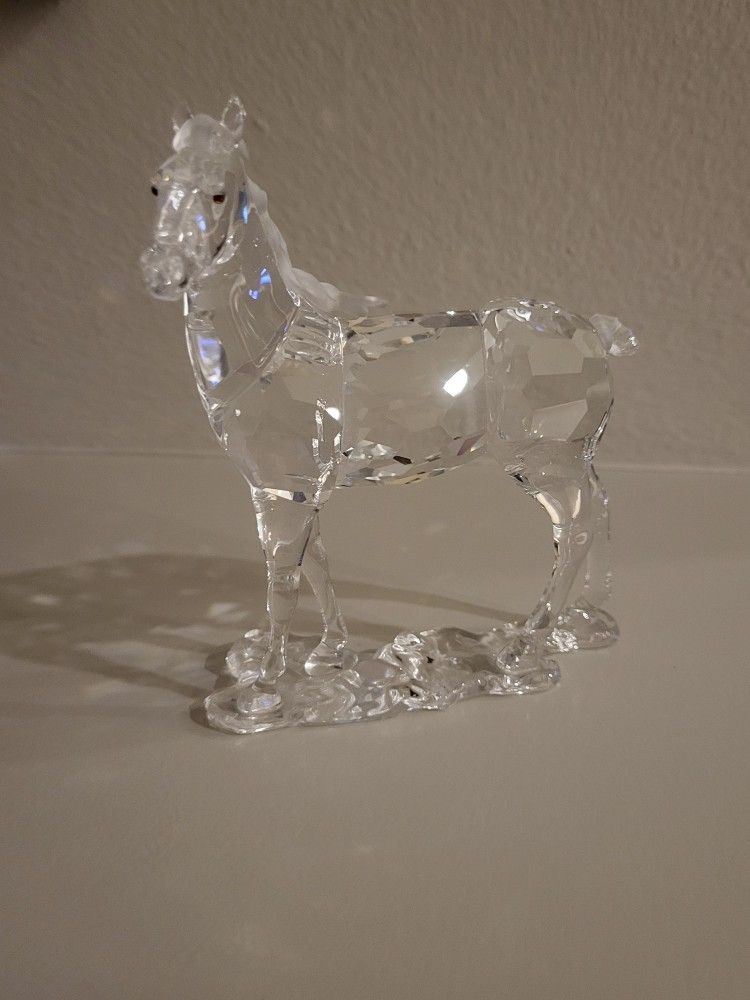 Crystal Horse Sculpture