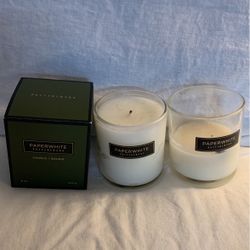 Pottery Barn Paperwhite Candles