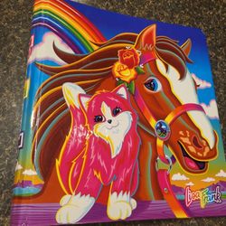 Lisa Frank 1 1/2" vintage binder