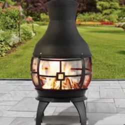 Brand New Patio Wood Chimney 