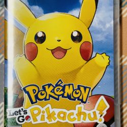 Nintendo Switch Game: Pokemon Let's Go Pikachu Tested Fast Shipping F89