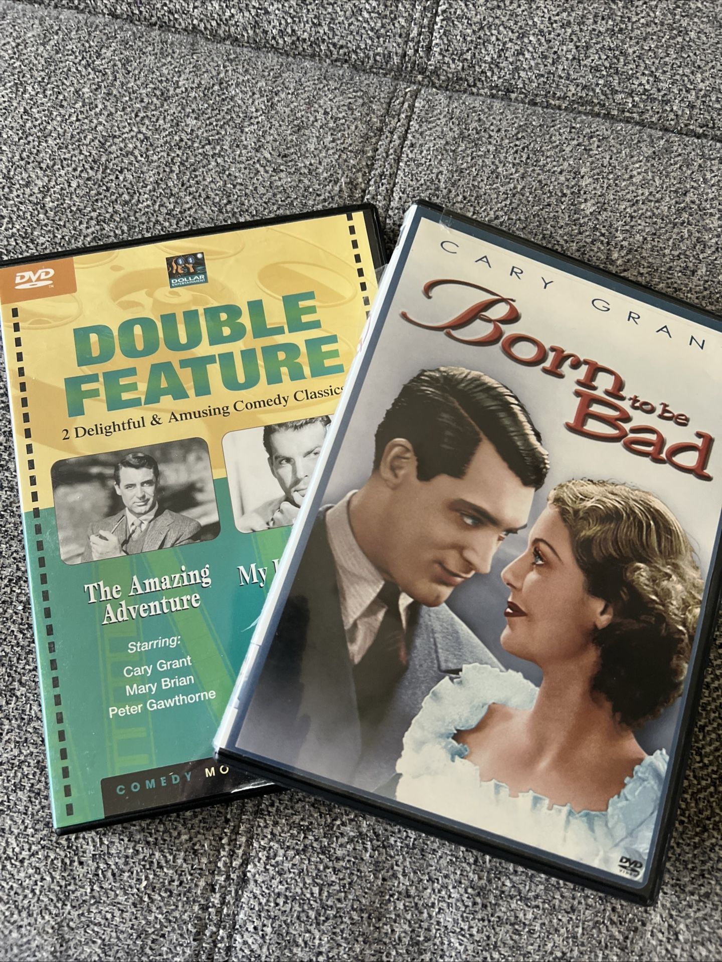 Cary Grant In Born To Bad & Double DVD The Amazing Adventure/My Love for Yours