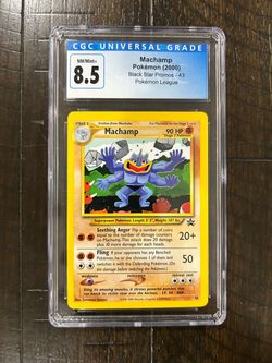 Machamp Black Star Promo #43 (Pokemon League) ENG 2000 CGC 8.5