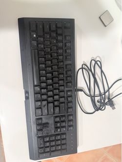 It’s a Razer gaming keyboard with lights