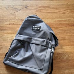 Triple Gear “Track” Gray School Backpack – Brand New w/ Tags 