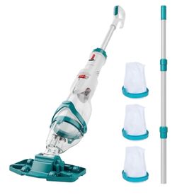 Cordless Pool Vacuum Cleaner with Pole & Filter Bags – Brand New
