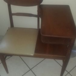 Midcentury antique phone desk