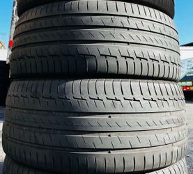 285/45/22 Continental PREMIUM CONTACT6 285/45/22 Used Tires 285/45R22