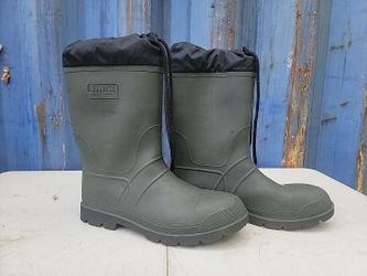 Kamik Mans Forester Waterproof Insulated Boot Size 13 Military Green And Black Color 