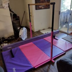 Gymnastics Balance Beam Mat And Tumble Bar