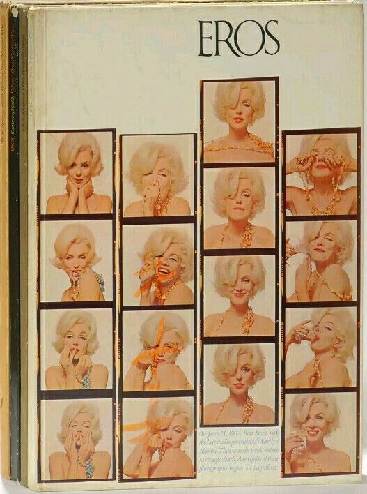 Marilyn Monroe..Set of 4 1962 Eros magazine banned books