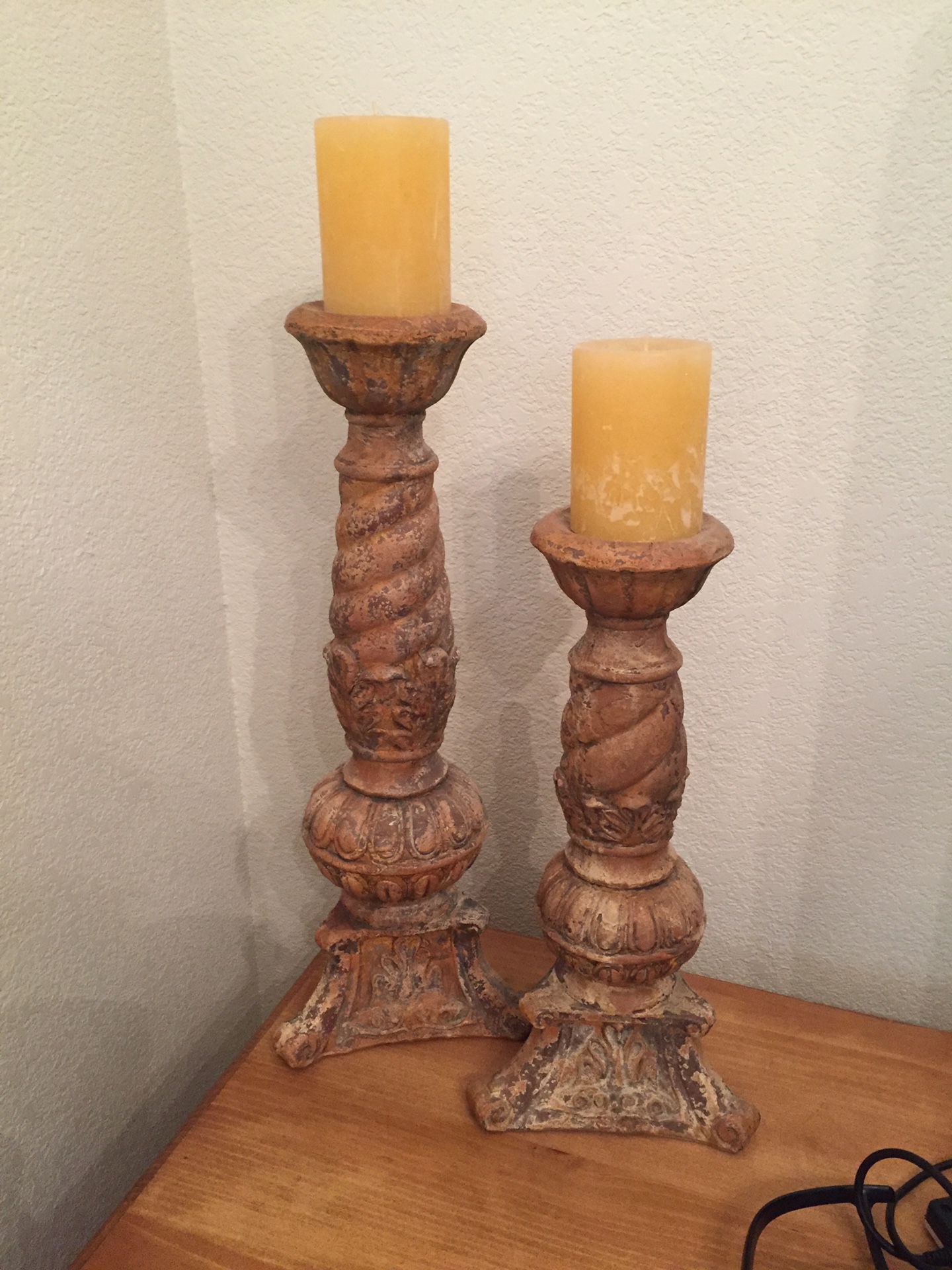 Candle and lamps