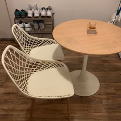 Small Dining Table & 2 Chairs