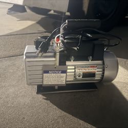 This is a Pittsburgh 3 CFM Two Stage Vacuum Pump.