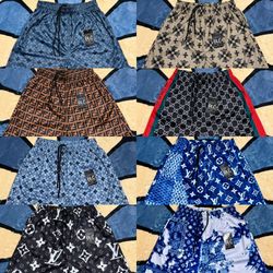 Designer-Inspired Premium Mesh Shorts – Multiple Styles Available