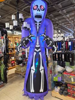 We have a huge selection of New Halloween inflatables all kinds available.