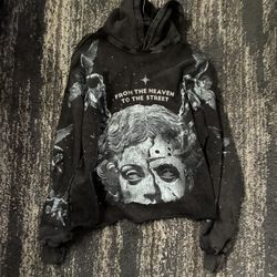 Cuffed Rhinestone Hoodie From Rockstar Originals Size Medium