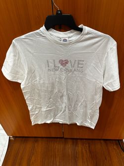 I Love New Orleans Rhinestone T-Shirt 1X