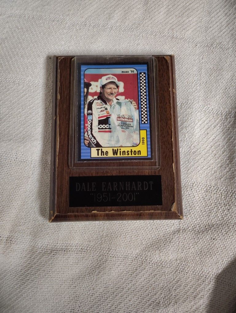 Dale Earnhardt Winston 1990 Championship Race Card