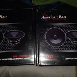 New Pair of American Bass 6.5s