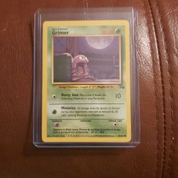 Pokemon WOTC grimer 48/62 1999 Mint