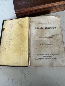 Antique German Bible -1863 marks