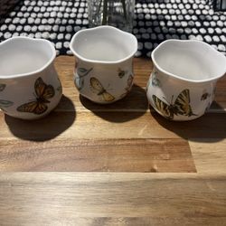 Lenox Butterfly Meadow Set Of 3 Candle Holder
