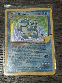 Blastoise (stage 2) Pokémon Card