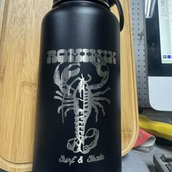5x4 Logo On A 32oz Water Jug