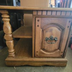 Vintage Wooden End Table