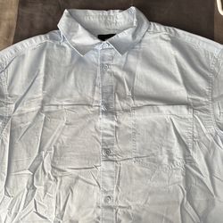 H&M Light Blue Button-Up