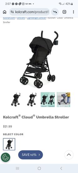 Kolcraft Cloud Umbrella Stroller $35