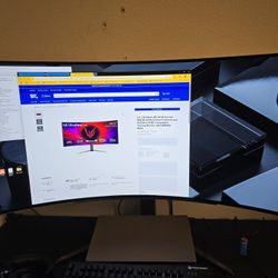 Lg 45" Curved Gaming Monitor
