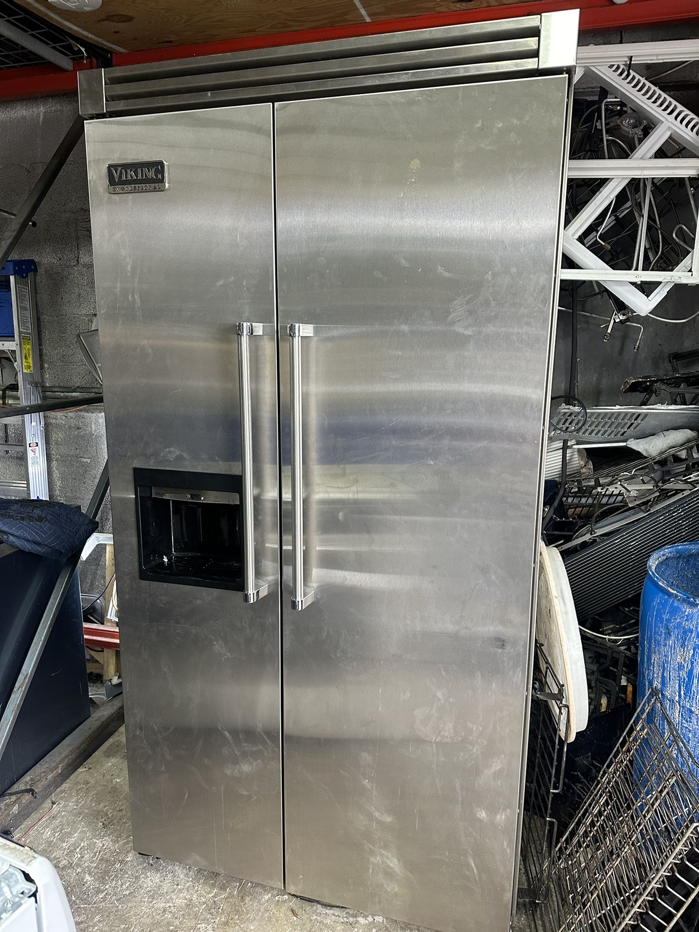 viking refrigerator 42 inches side by side