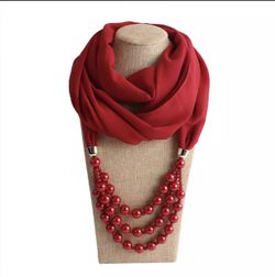 Multi-style Decorative Jewelry scarf, Necklace Pendant.