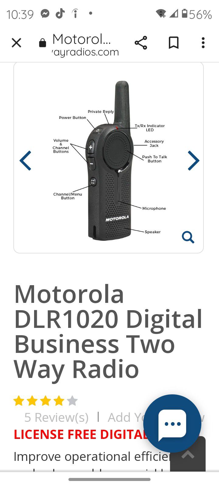 Motorola DLR 1020 Two Way Radio for Sale in Paulsboro, NJ OfferUp